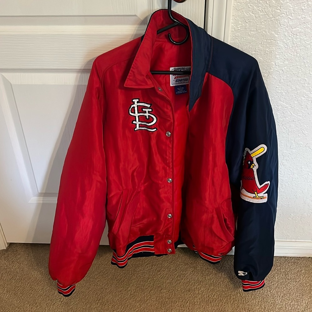 Vintage starter jacket St. Louis cardinals made in USA